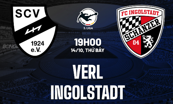 Soi kèo bóng đá Verl vs Ingolstadt 19h00 ngày 14:10 (Hạng 3 Đức 2023:24)