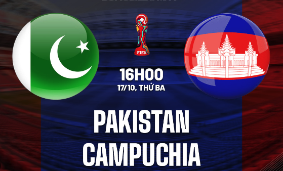 Soi kèo vòng loại World Cup 2026 Pakistan vs Campuchia 16h00 ngày 17/10